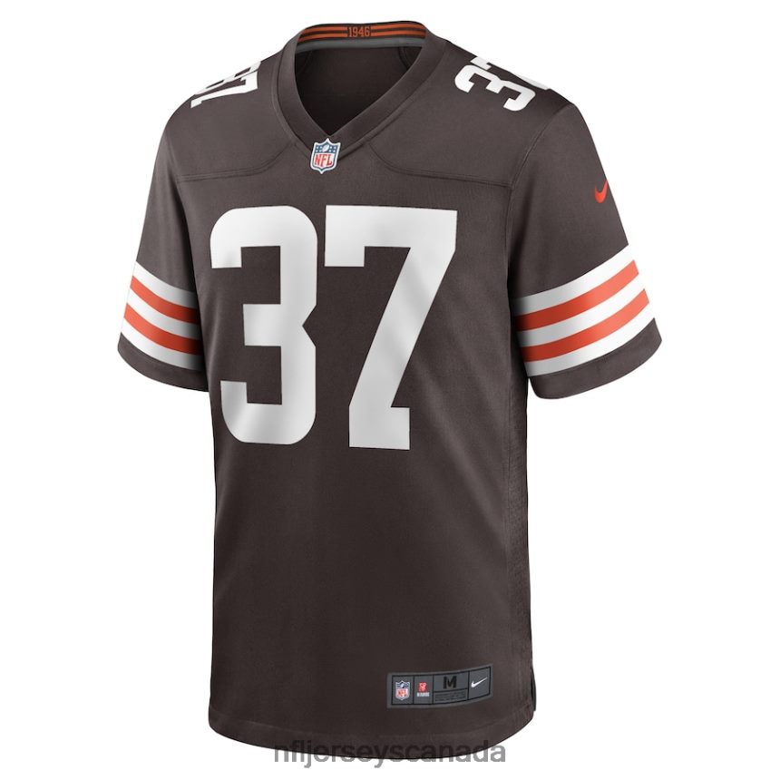 Men Cleveland Browns D\Anthony Bell Nike Brown Game Player Jersey Clothing NFL TBXFR66331