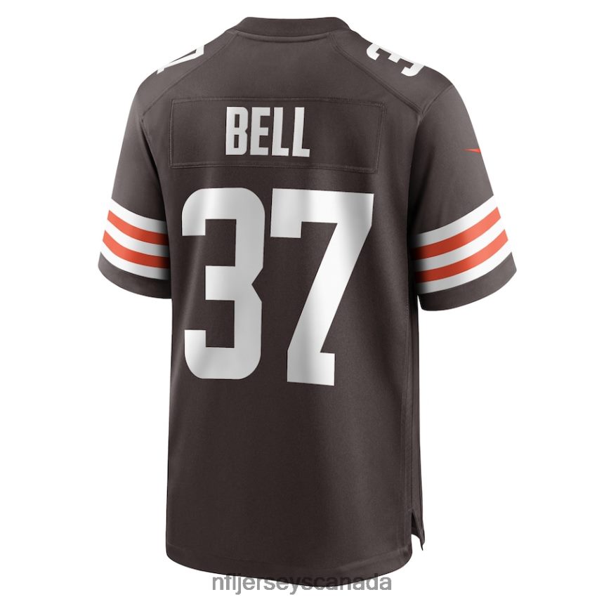Men Cleveland Browns D\Anthony Bell Nike Brown Game Player Jersey Clothing NFL TBXFR66331