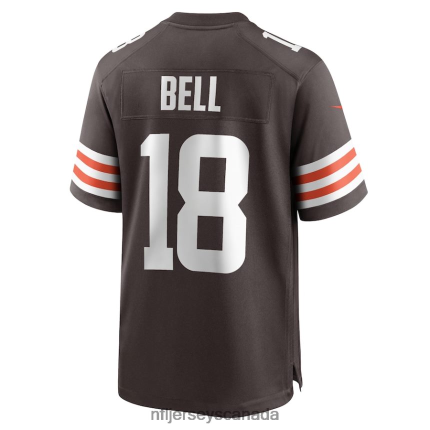 Men Cleveland Browns David Bell Nike Brown Game Jersey Clothing NFL TBXFR63833