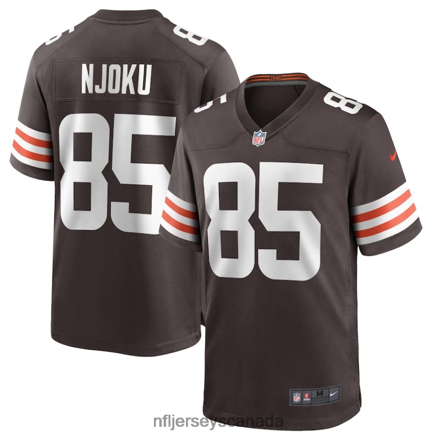 Men Cleveland Browns David Njoku Nike Brown Game Player Jersey Clothing NFL TBXFR62630
