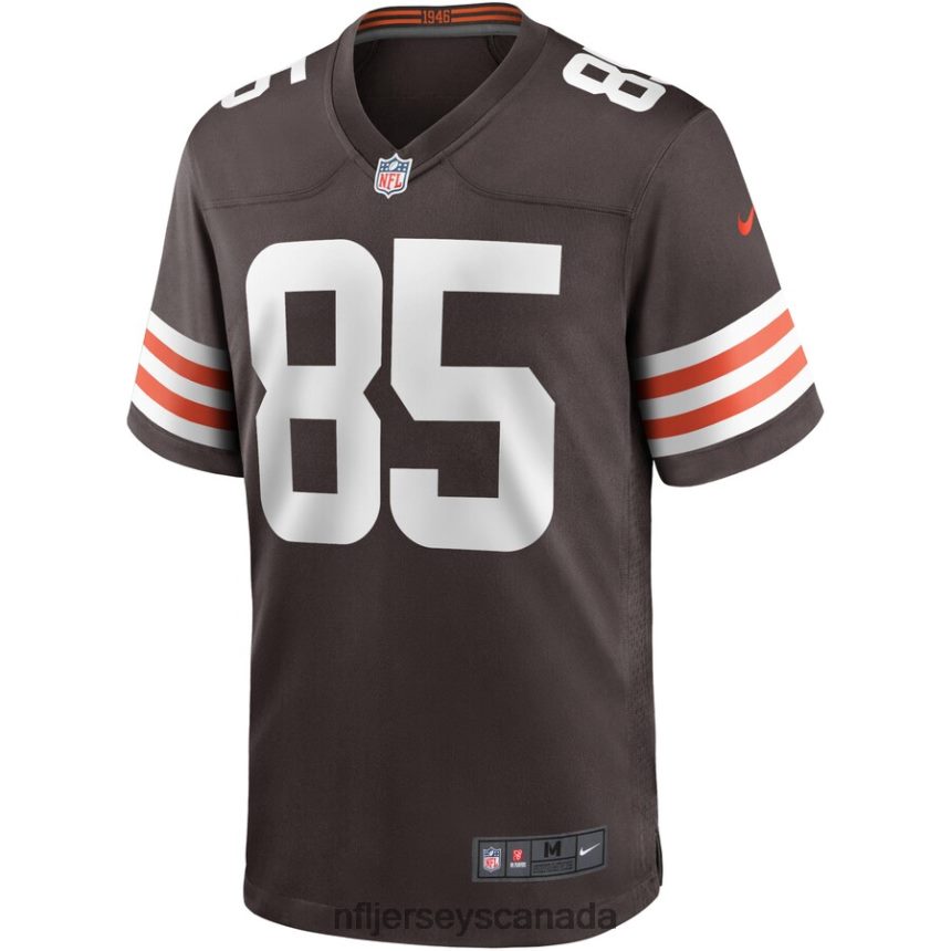 Men Cleveland Browns David Njoku Nike Brown Game Player Jersey Clothing NFL TBXFR62630