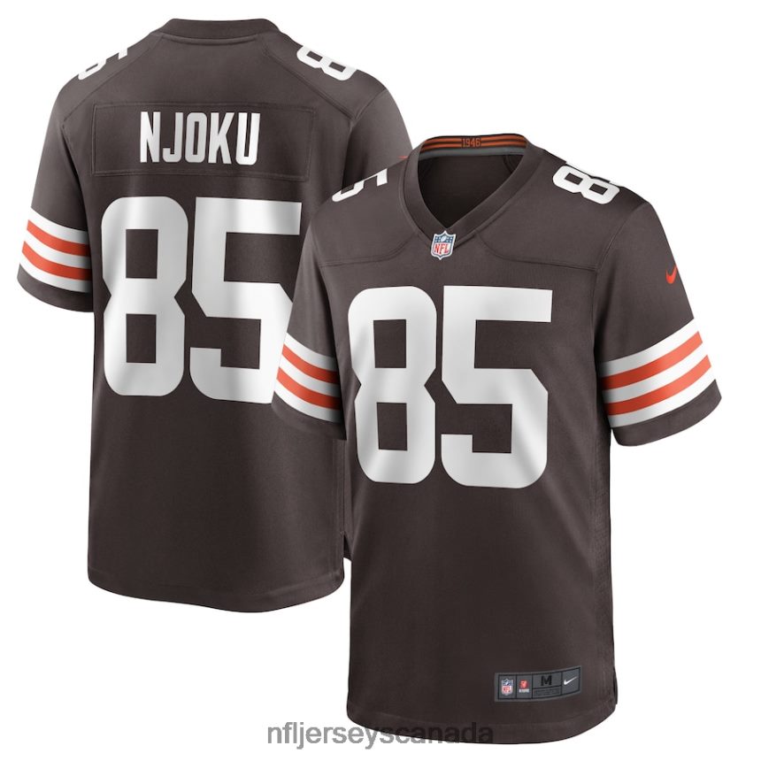 Men Cleveland Browns David Njoku Nike Brown Player Game Jersey Clothing NFL TBXFR61517