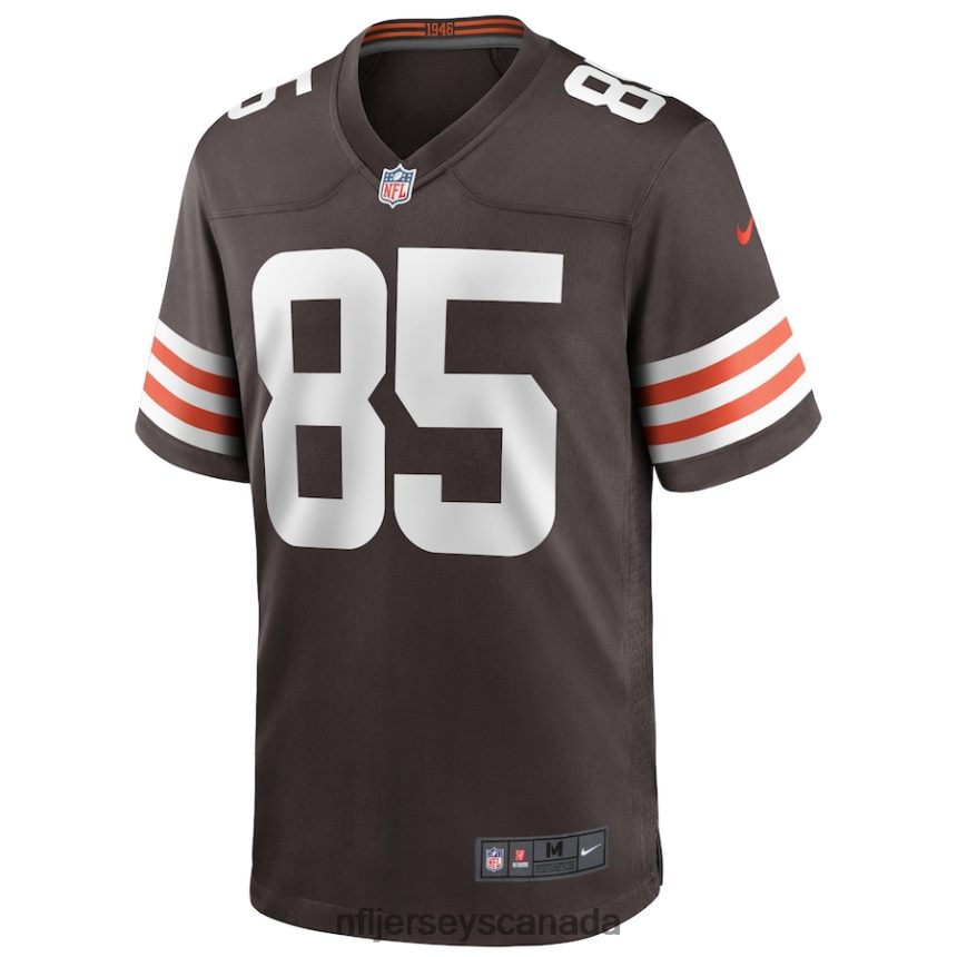 Men Cleveland Browns David Njoku Nike Brown Player Game Jersey Clothing NFL TBXFR61517