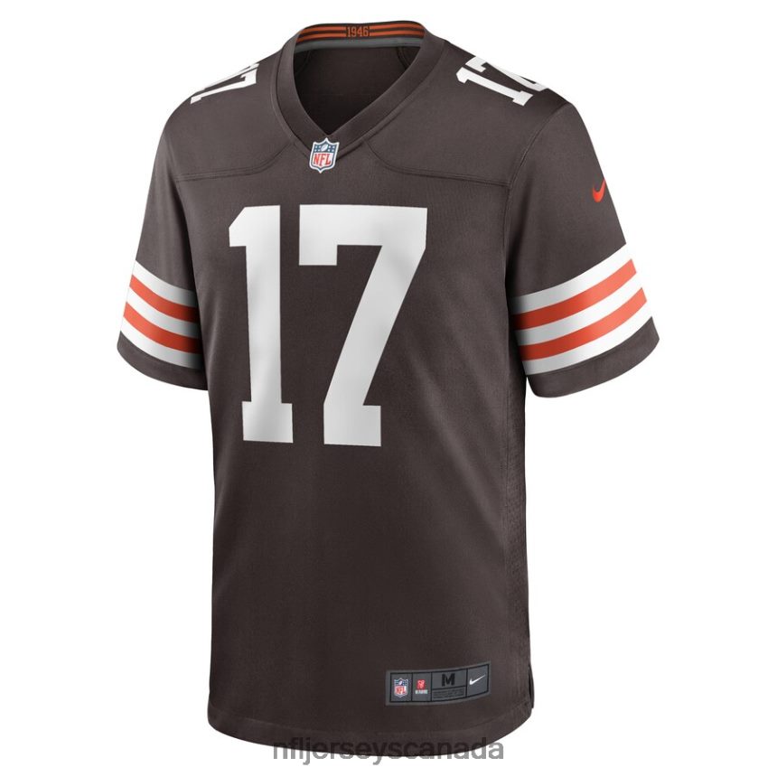 Men Cleveland Browns Daylen Baldwin Nike Brown Game Player Jersey Clothing NFL TBXFR66193