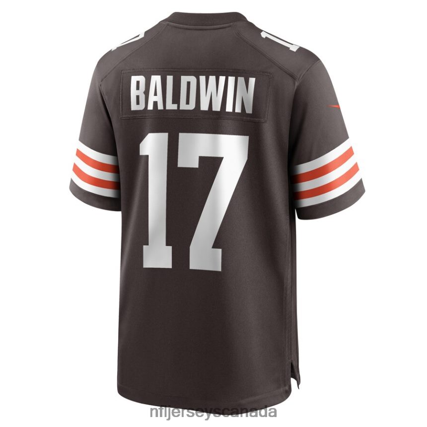 Men Cleveland Browns Daylen Baldwin Nike Brown Game Player Jersey Clothing NFL TBXFR66193