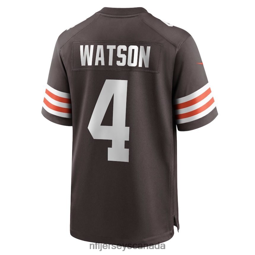 Men Cleveland Browns Deshaun Watson Nike Brown Game Jersey Clothing NFL TBXFR61058