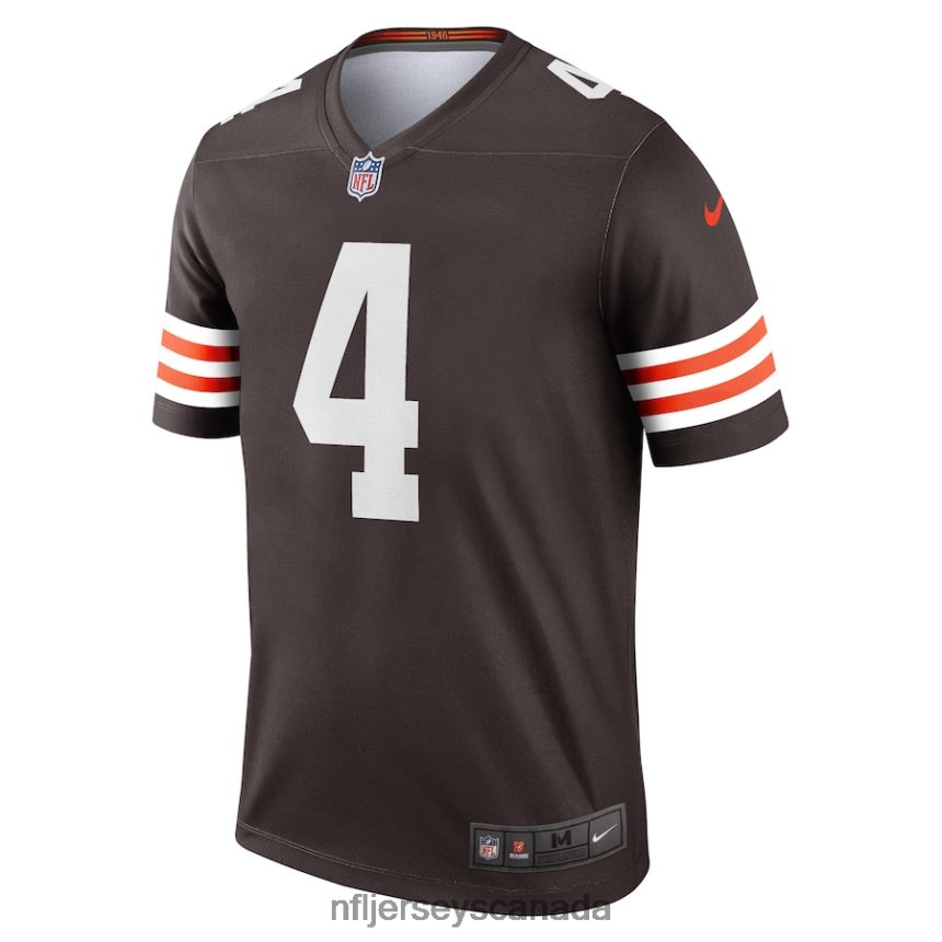 Men Cleveland Browns Deshaun Watson Nike Brown Legend Jersey Clothing NFL TBXFR63033
