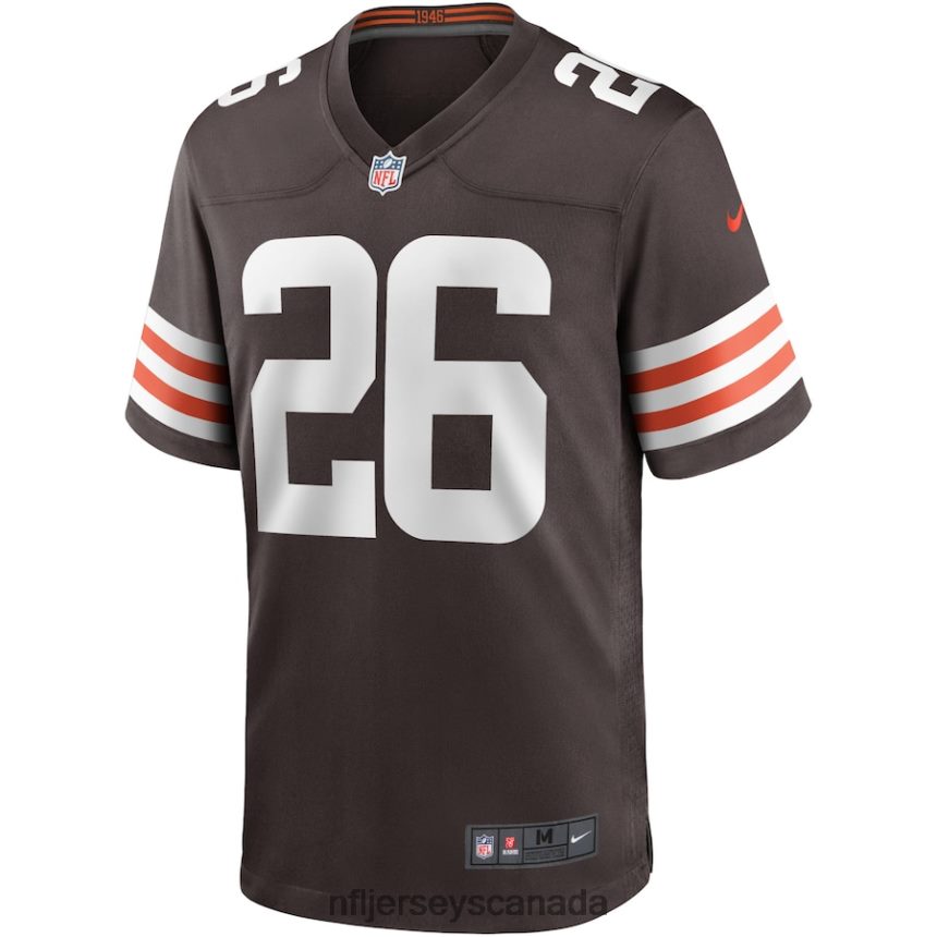 Men Cleveland Browns Greedy Williams Nike Brown Game Player Jersey Clothing NFL TBXFR63625