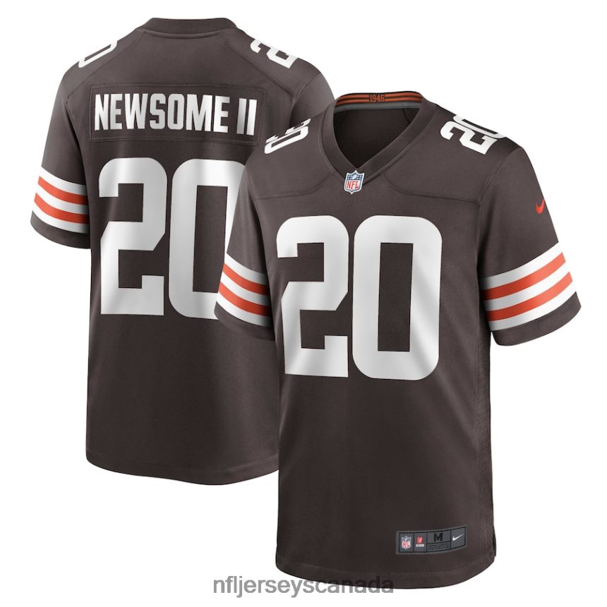Men Cleveland Browns Gregory Newsome II Nike Brown Game Jersey Clothing NFL TBXFR63761