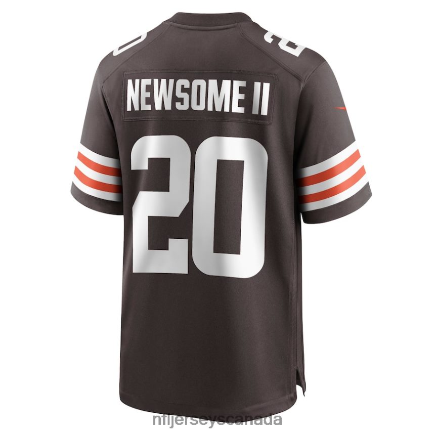 Men Cleveland Browns Gregory Newsome II Nike Brown Game Jersey Clothing NFL TBXFR63761