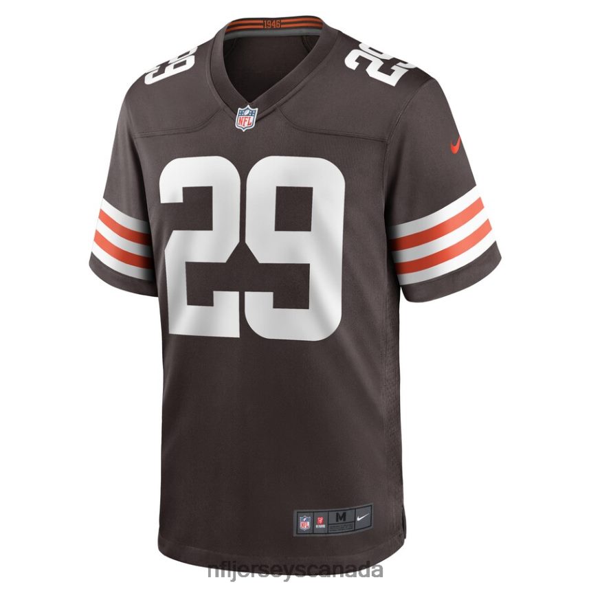 Men Cleveland Browns Herb Miller Nike Brown Game Player Jersey Clothing NFL TBXFR66068