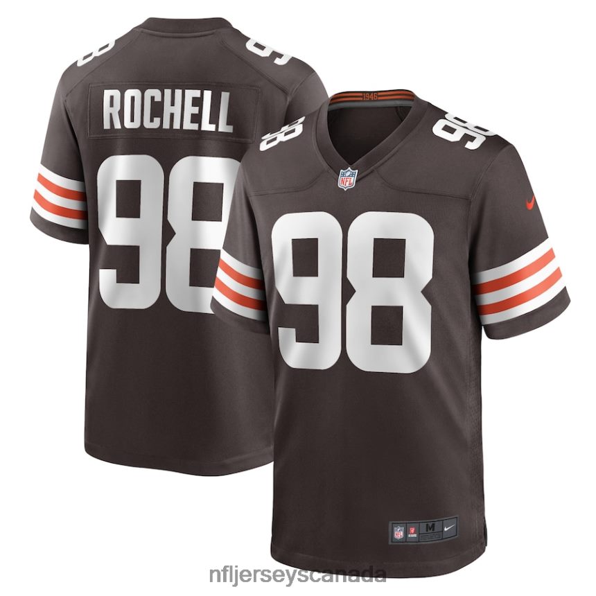 Men Cleveland Browns Isaac Rochell Nike Brown Game Player Jersey Clothing NFL TBXFR64326