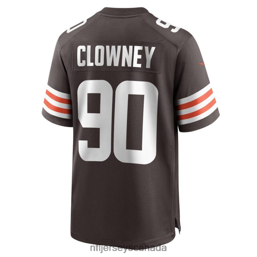 Men Cleveland Browns Jadeveon Clowney Nike Brown Game Player Jersey Clothing NFL TBXFR64143