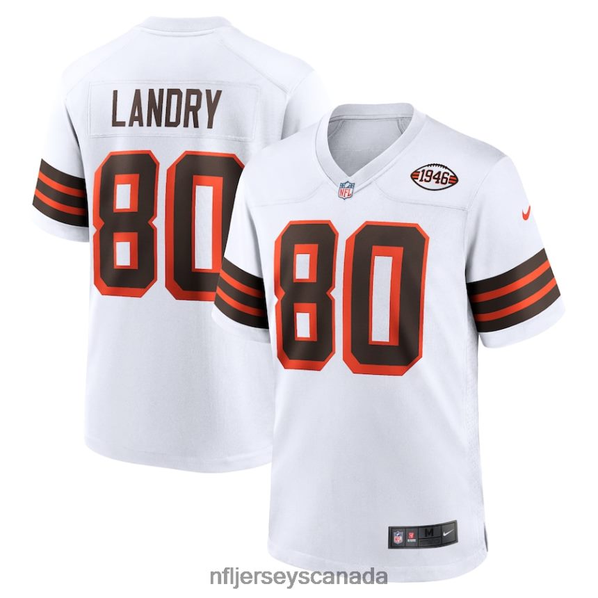 Men Cleveland Browns Jarvis Landry Nike White 1946 Collection Alternate Game Jersey Clothing NFL TBXFR63619