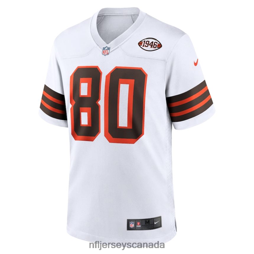 Men Cleveland Browns Jarvis Landry Nike White 1946 Collection Alternate Game Jersey Clothing NFL TBXFR63619