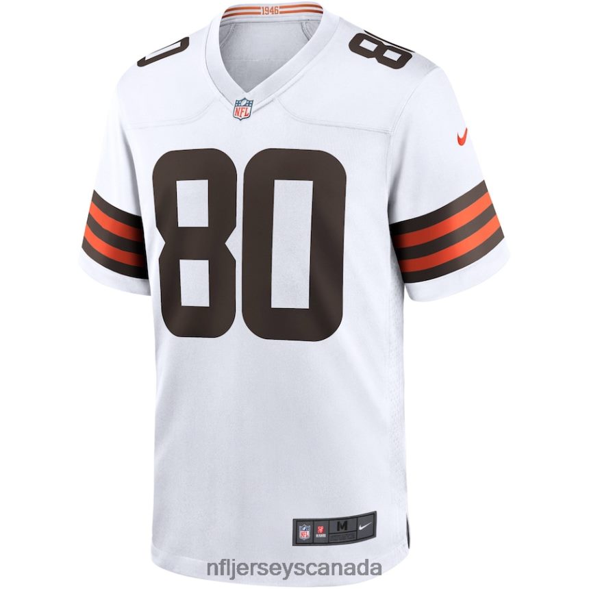 Men Cleveland Browns Jarvis Landry Nike White Game Jersey Clothing NFL TBXFR64835