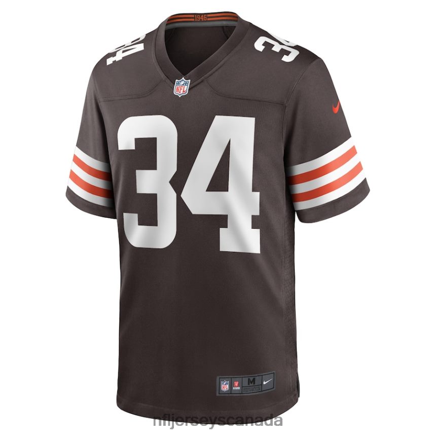 Men Cleveland Browns Jerome Ford Nike Brown Game Player Jersey Clothing NFL TBXFR65987