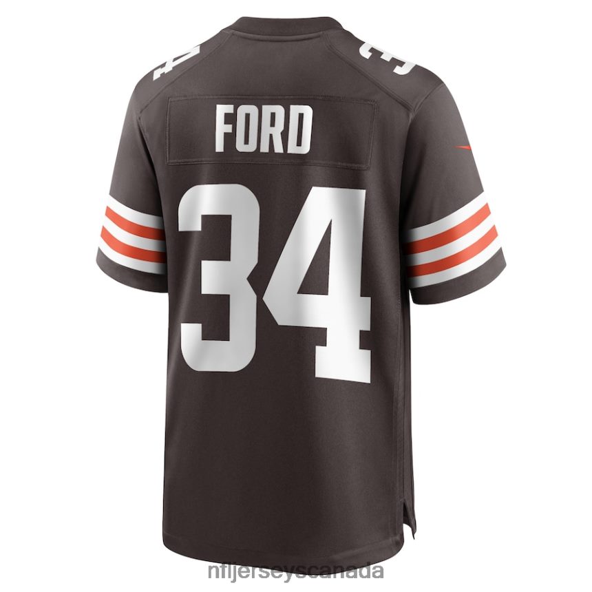 Men Cleveland Browns Jerome Ford Nike Brown Game Player Jersey Clothing NFL TBXFR65987