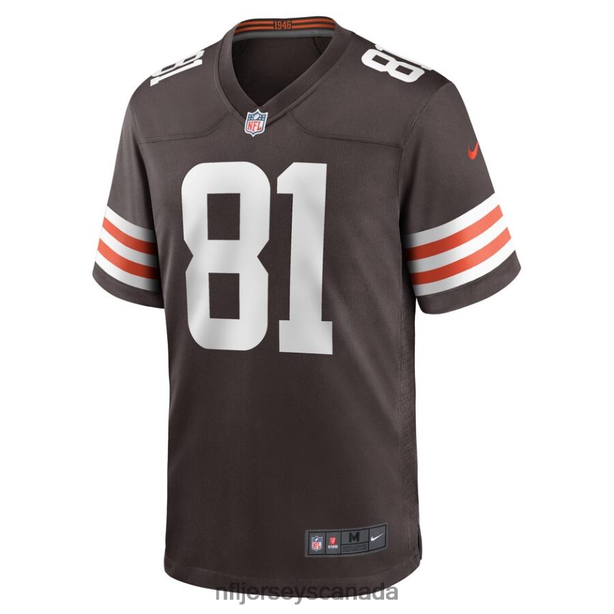 Men Cleveland Browns Jesse James Nike Brown Game Player Jersey Clothing NFL TBXFR66428