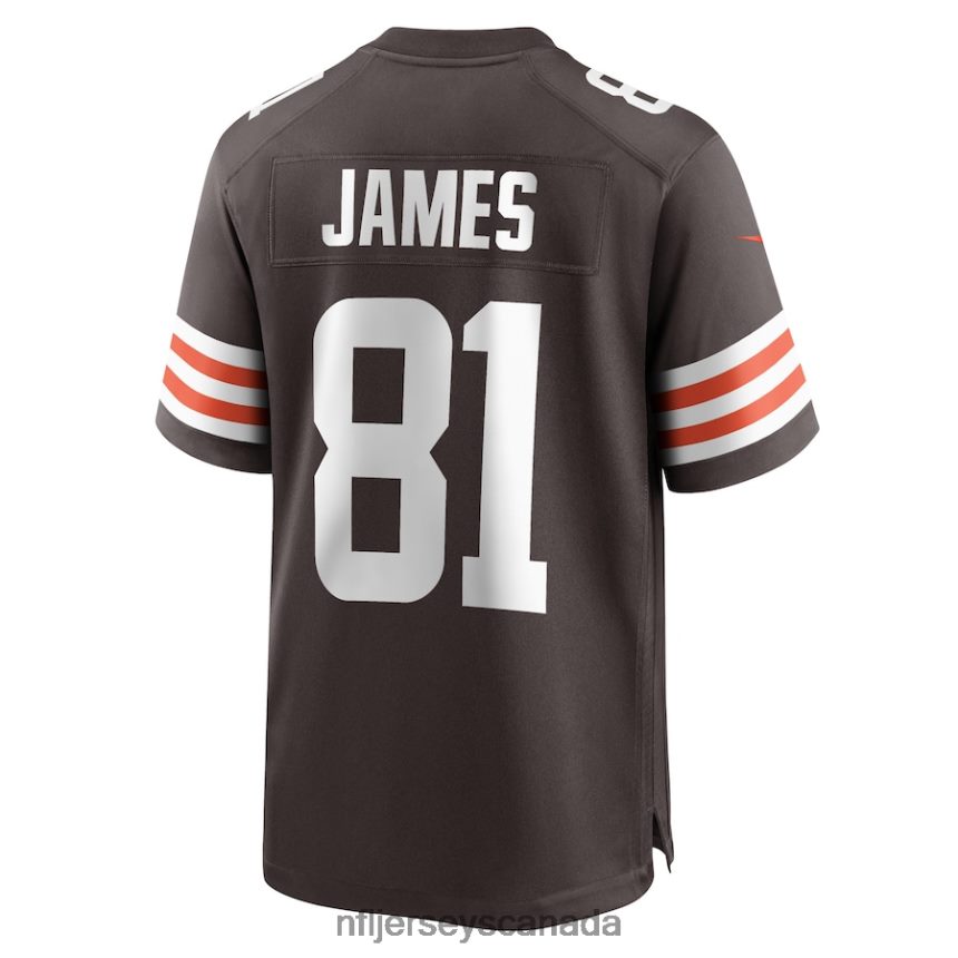 Men Cleveland Browns Jesse James Nike Brown Game Player Jersey Clothing NFL TBXFR66428