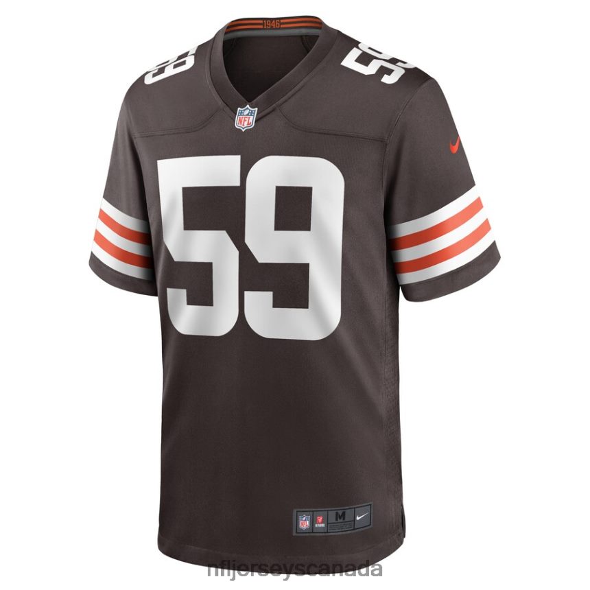 Men Cleveland Browns Joe Haeg Nike Brown Game Player Jersey Clothing NFL TBXFR66624