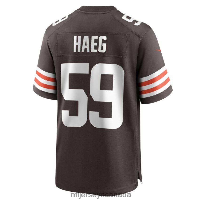 Men Cleveland Browns Joe Haeg Nike Brown Game Player Jersey Clothing NFL TBXFR66624