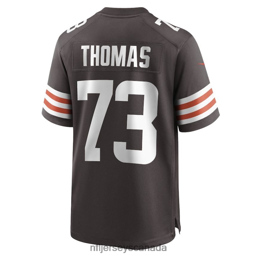 Men Cleveland Browns Joe Thomas Nike Brown Retired Game Player Jersey Clothing NFL TBXFR6236