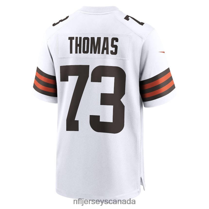 Men Cleveland Browns Joe Thomas Nike White Retired Game Player Jersey Clothing NFL TBXFR6552
