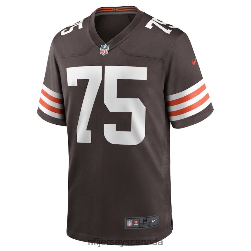 Men Cleveland Browns Joel Bitonio Nike Brown Game Jersey Clothing NFL TBXFR63214