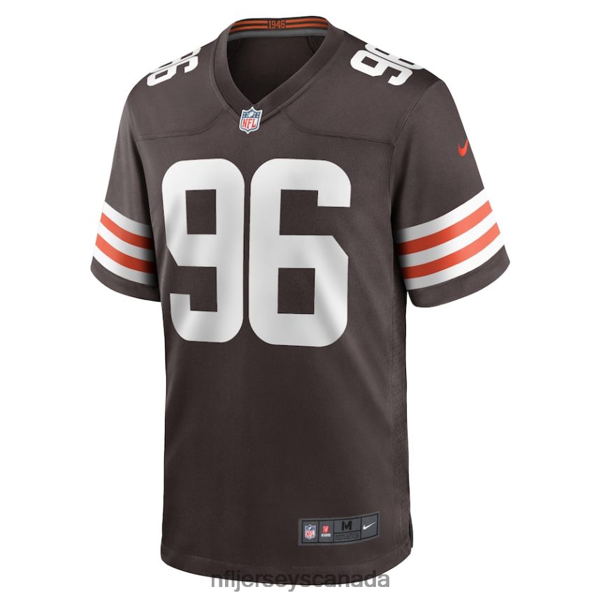 Men Cleveland Browns Jordan Elliott Nike Brown Game Jersey Clothing NFL TBXFR65754
