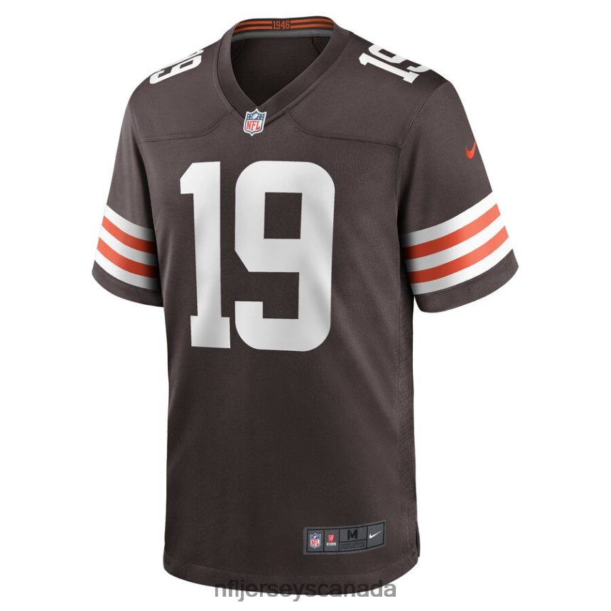 Men Cleveland Browns Josh Rosen Nike Brown Game Player Jersey Clothing NFL TBXFR66354