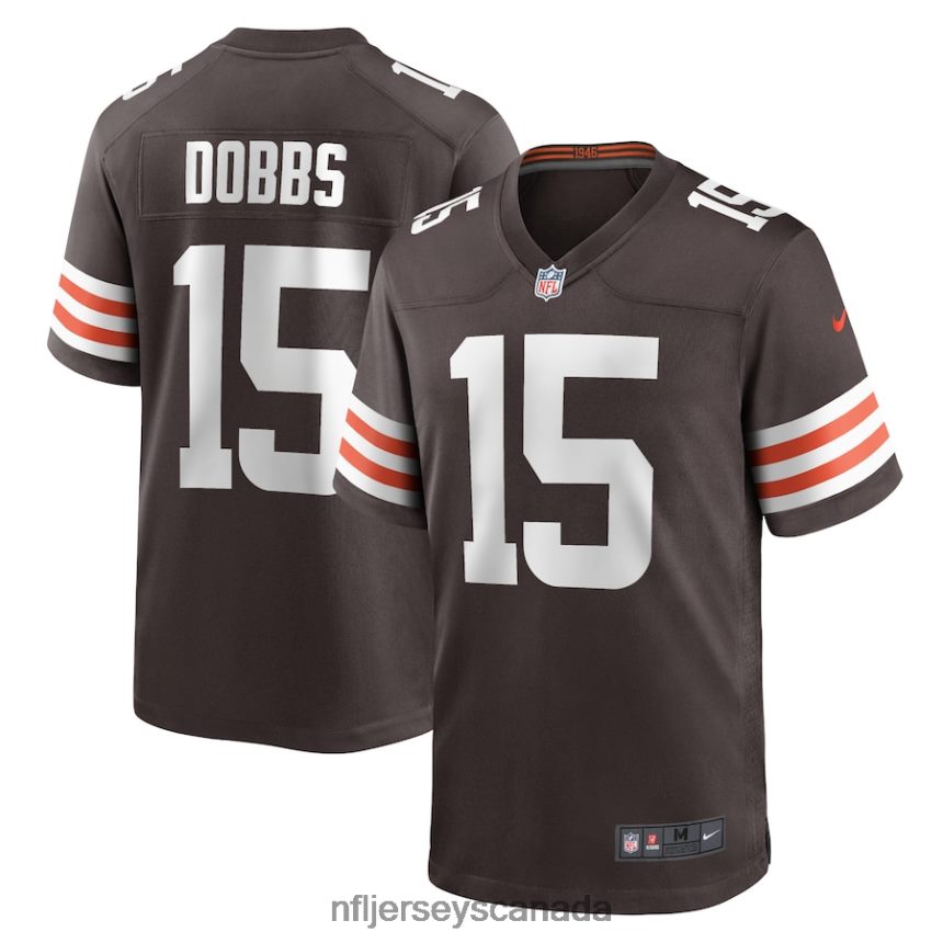 Men Cleveland Browns Joshua Dobbs Nike Brown Game Jersey Clothing NFL TBXFR64725