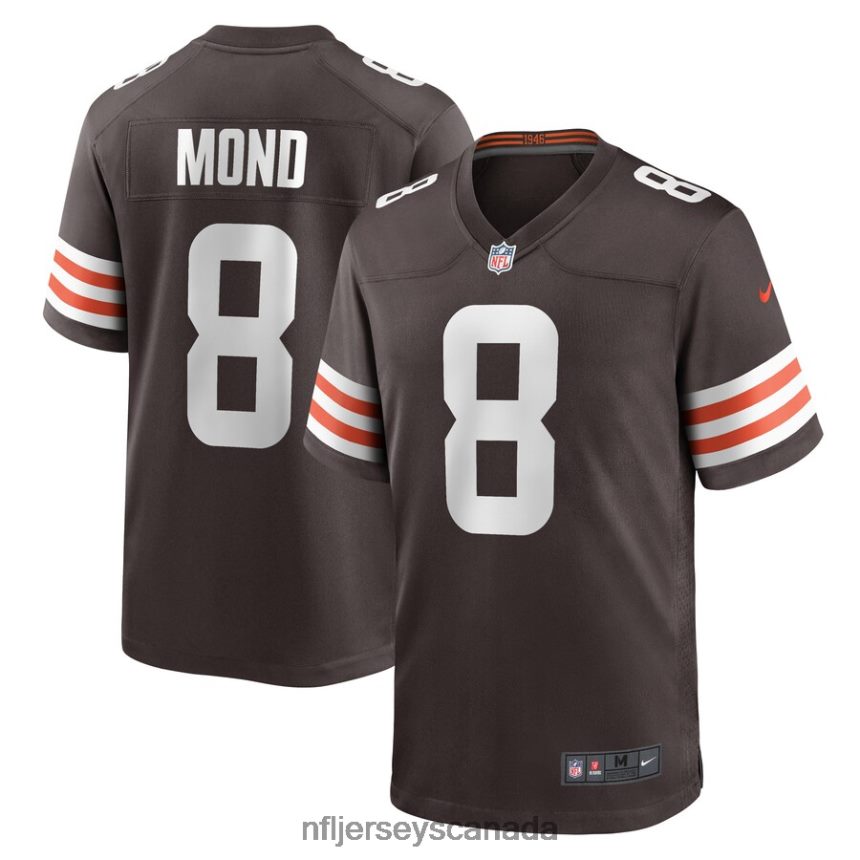 Men Cleveland Browns Kellen Mond Nike Brown Game Player Jersey Clothing NFL TBXFR66105