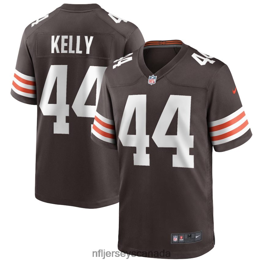 Men Cleveland Browns Leroy Kelly Nike Brown Game Retired Player Jersey Clothing NFL TBXFR66602