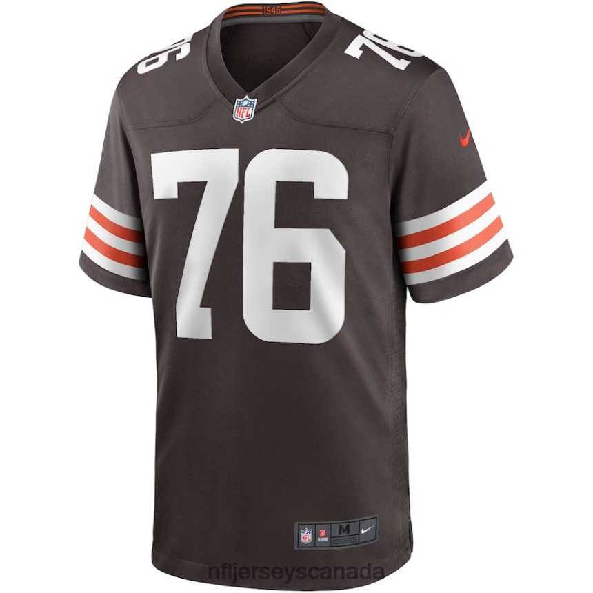 Men Cleveland Browns Lou Groza Nike Brown Game Retired Player Jersey Clothing NFL TBXFR63218