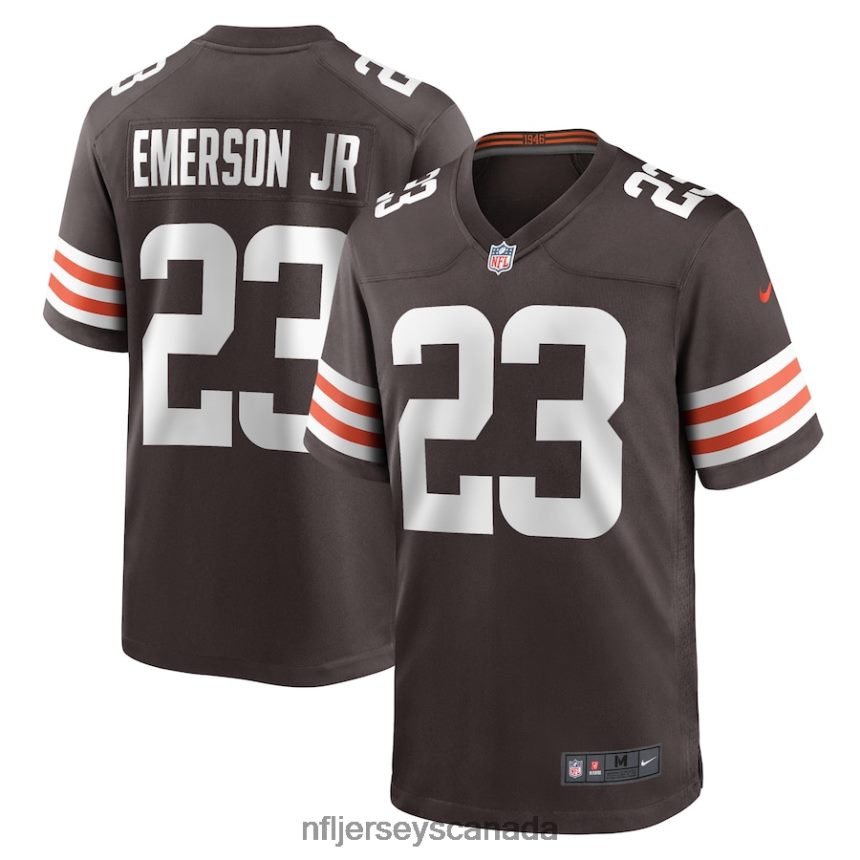 Men Cleveland Browns Martin Emerson Jr Nike Brown Game Player Jersey Clothing NFL TBXFR63246