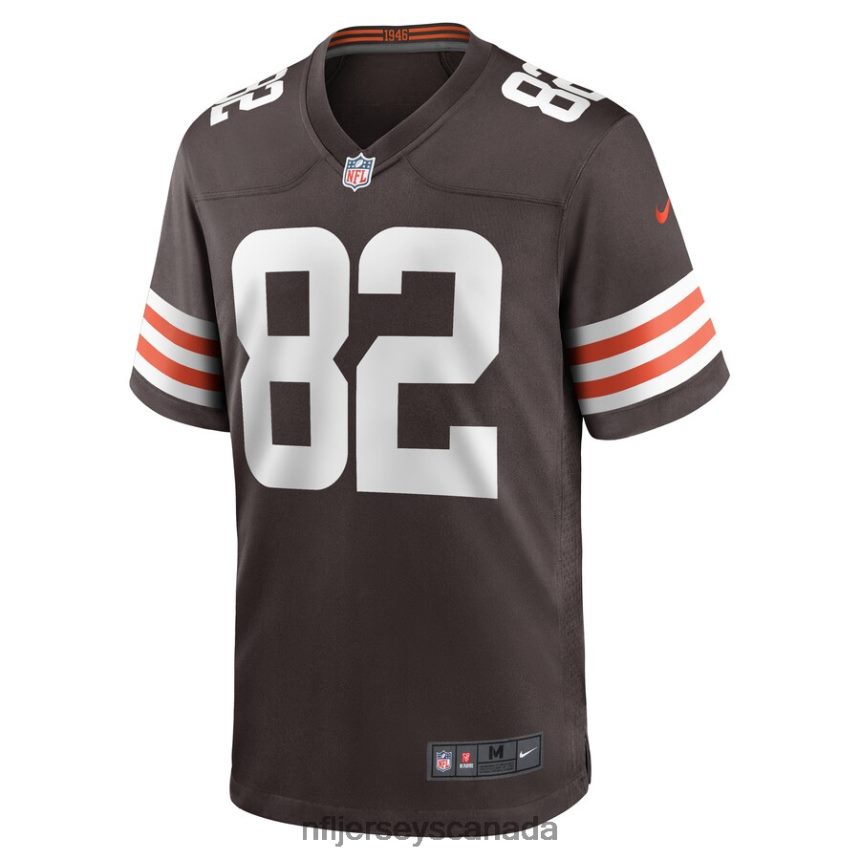Men Cleveland Browns Mike Harley Jr Nike Brown Game Player Jersey Clothing NFL TBXFR66154