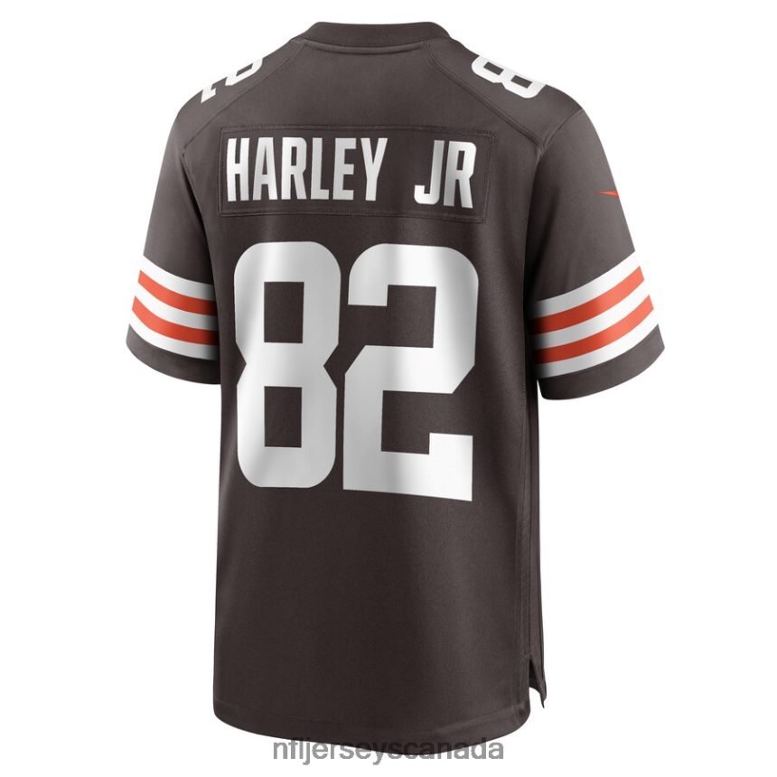 Men Cleveland Browns Mike Harley Jr Nike Brown Game Player Jersey Clothing NFL TBXFR66154