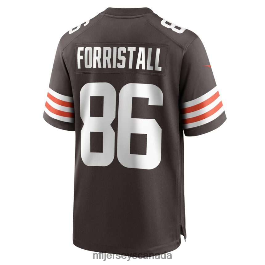 Men Cleveland Browns Miller Forristall Nike Brown Game Player Jersey Clothing NFL TBXFR65778