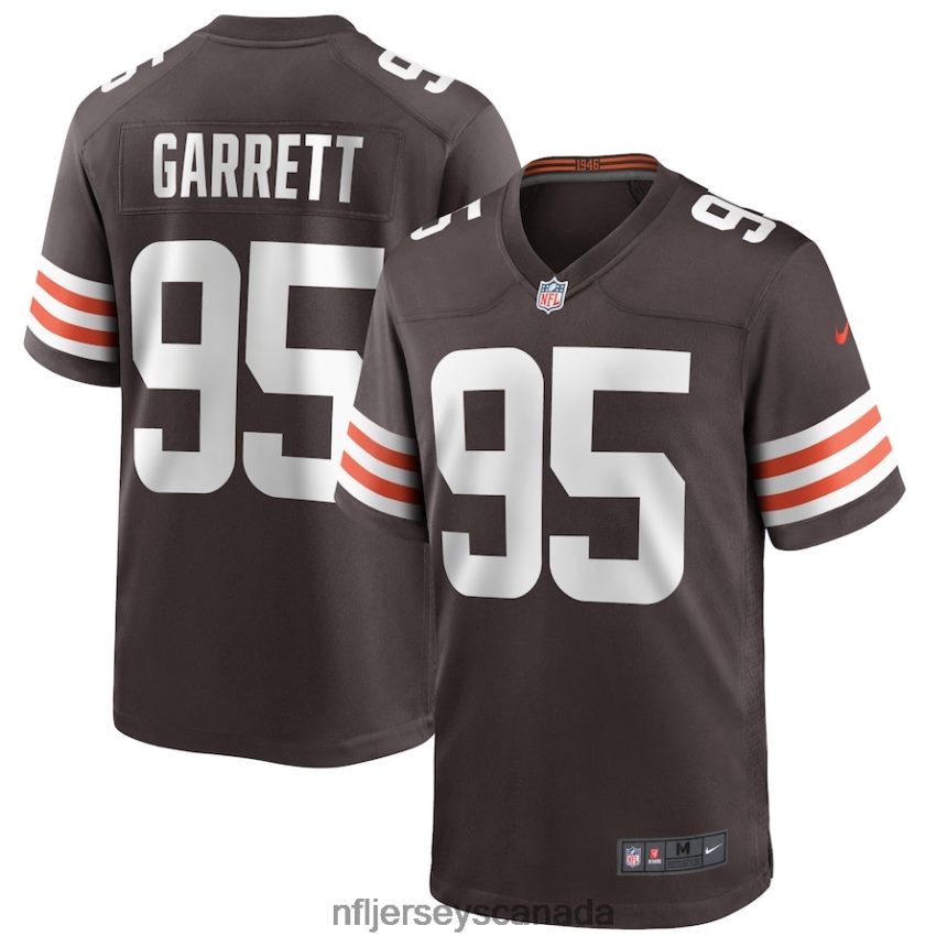 Men Cleveland Browns Myles Garrett Nike Brown Game Player Jersey Clothing NFL TBXFR6298