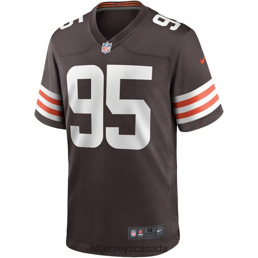 Men Cleveland Browns Myles Garrett Nike Brown Game Player Jersey Clothing NFL TBXFR6298