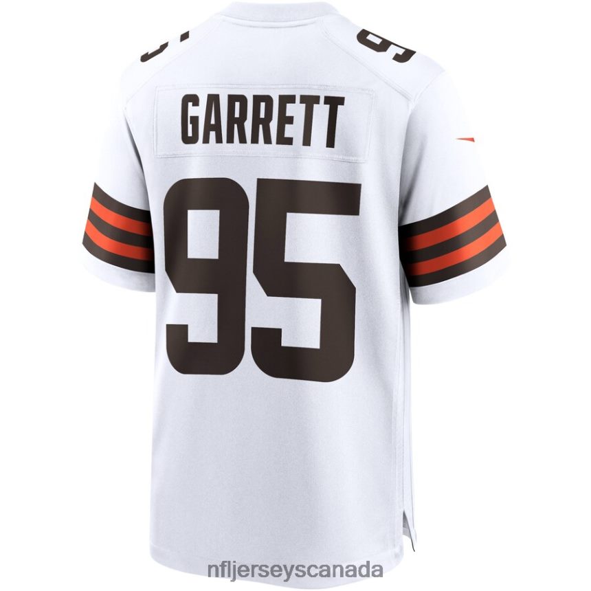 Men Cleveland Browns Myles Garrett Nike White Player Game Jersey Clothing NFL TBXFR61321