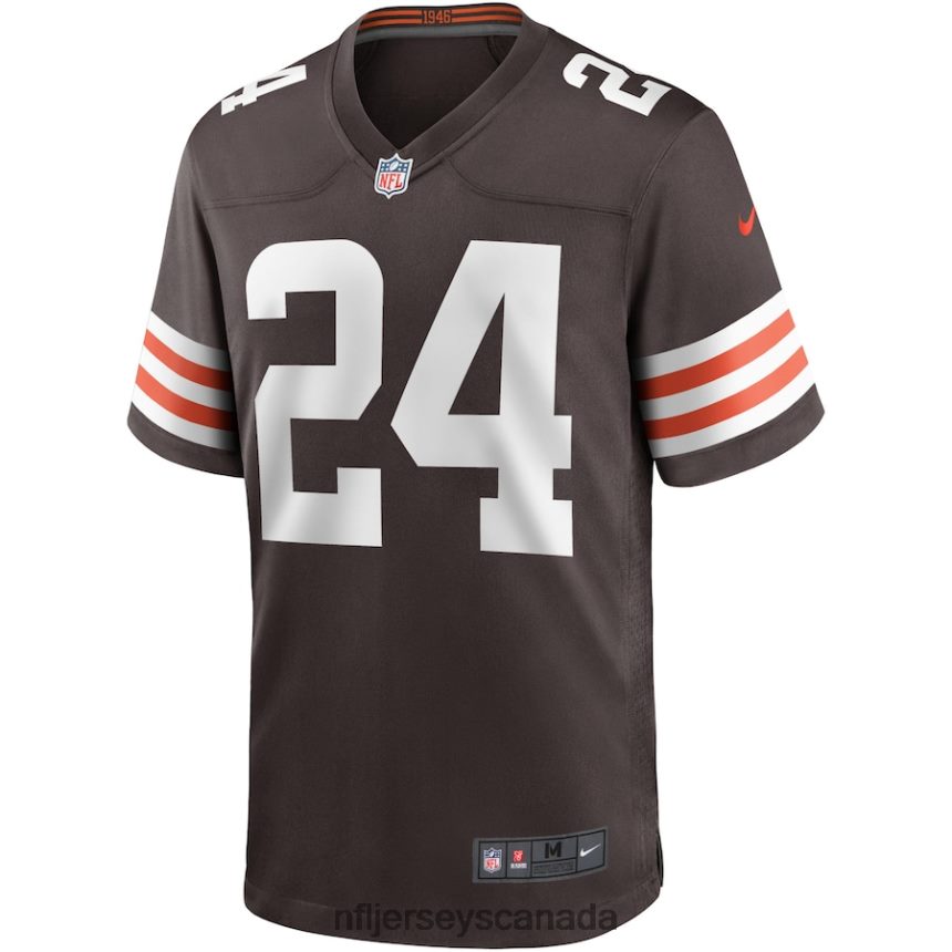 Men Cleveland Browns Nick Chubb Nike Brown Game Player Jersey Clothing NFL TBXFR61472