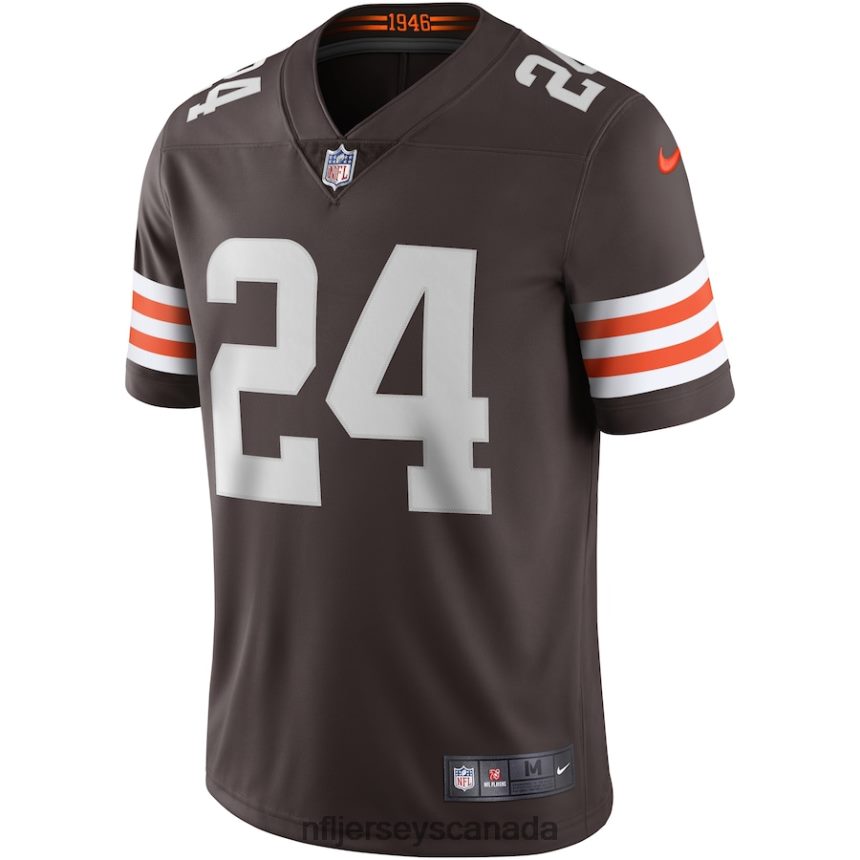 Men Cleveland Browns Nick Chubb Nike Brown Vapor Limited Jersey Clothing NFL TBXFR6170