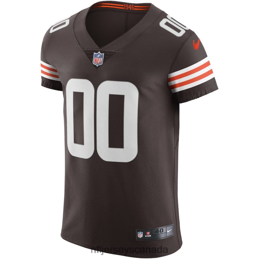 Men Cleveland Browns Nike Brown Vapor Elite Custom Jersey Clothing NFL TBXFR64832