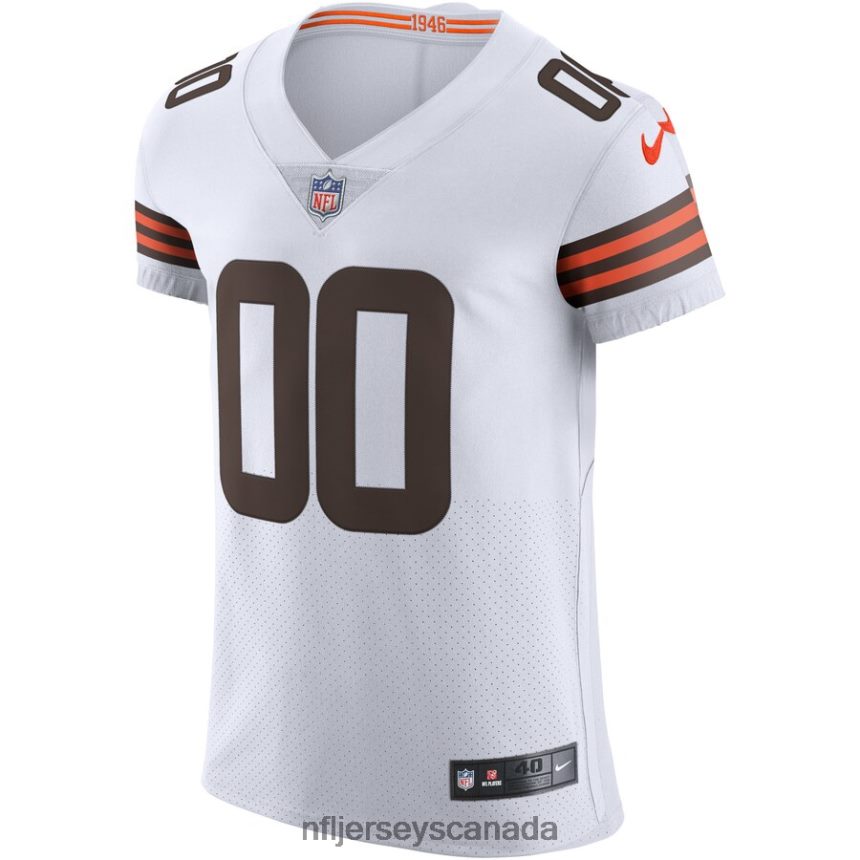 Men Cleveland Browns Nike White Vapor Elite Custom Jersey Clothing NFL TBXFR65464