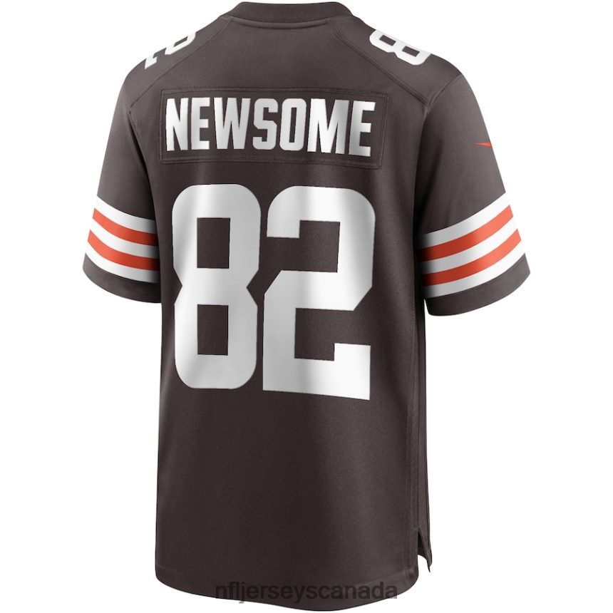 Men Cleveland Browns Ozzie Newsome Nike Brown Game Retired Player Jersey Clothing NFL TBXFR62835