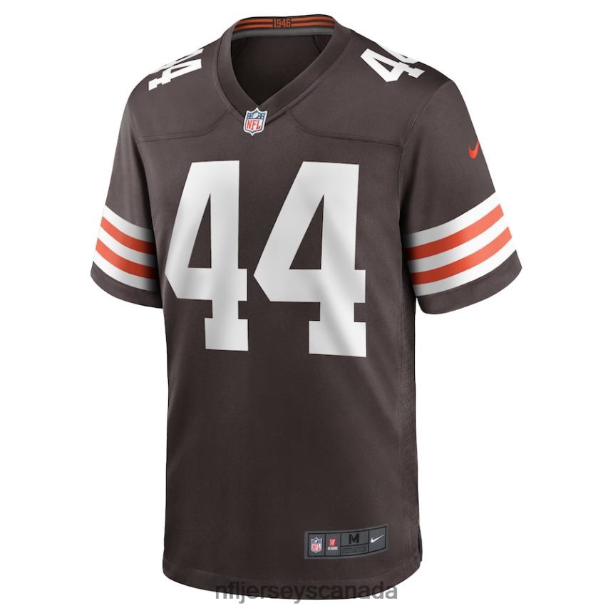 Men Cleveland Browns Sione Takitaki Nike Brown Game Jersey Clothing NFL TBXFR63657