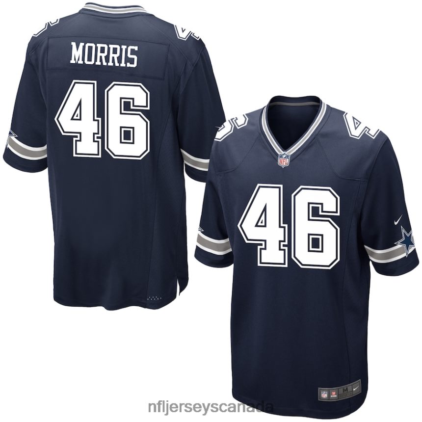Men Dallas Cowboys Alfred Morris Nike Navy Game Jersey Clothing NFL TBXFR65183