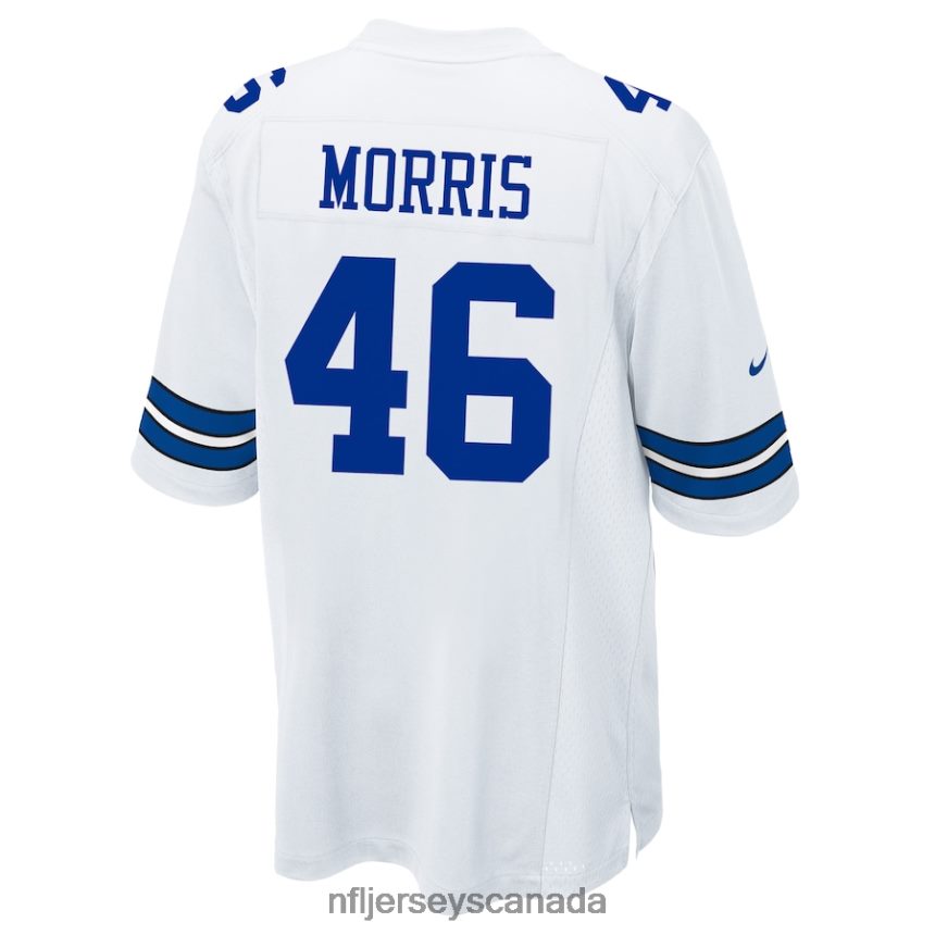 Men Dallas Cowboys Alfred Morris Nike White Game Jersey Clothing NFL TBXFR63949